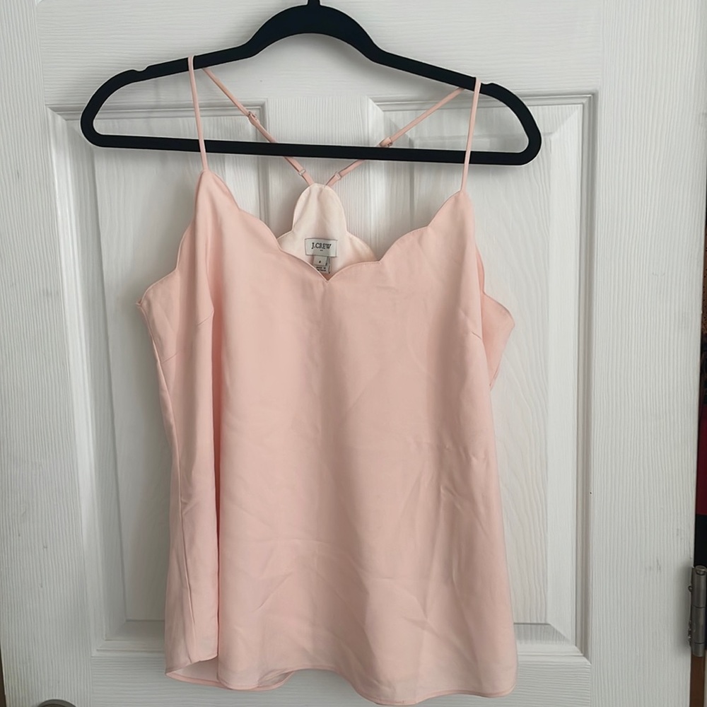 J Crew Scalloped Tank